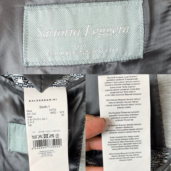 Sartoria Leggera by Baldessarini Sport Blazer, jersey knit, Two button, Size 50 - Picture 10 of 10